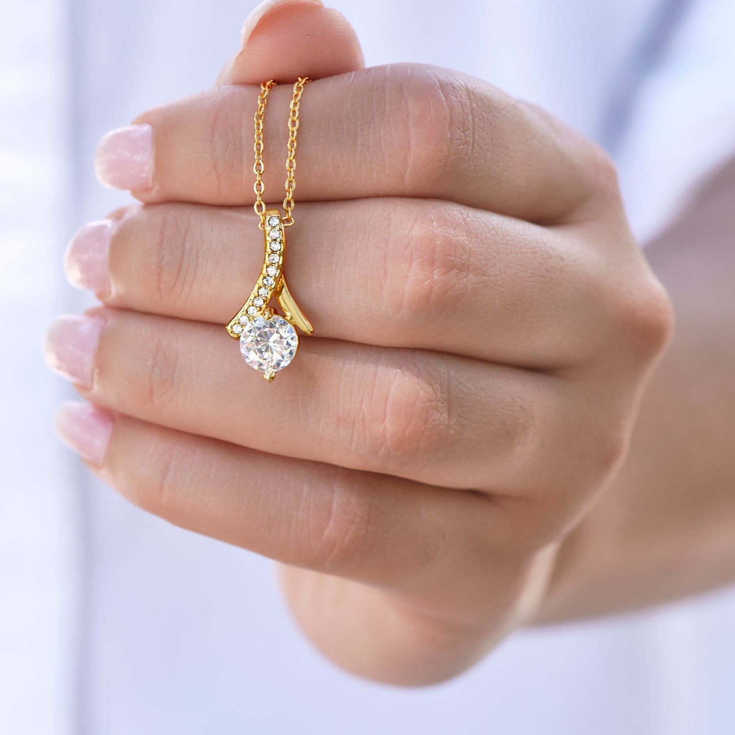 To my soulmate - Love you more than words can express - Alluring Beauty Necklace